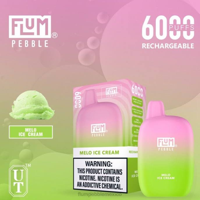 helado de melocoton - FLUM PEBBLE mayoreo - 246J55 FLUM PEBBLES 6000 bocanadas