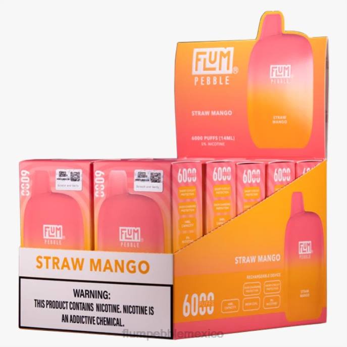 mango de paja - FLUM PEBBLE vape review - 246J69 FLUM PEBBLES 6000 inhalaciones 10 paquetes