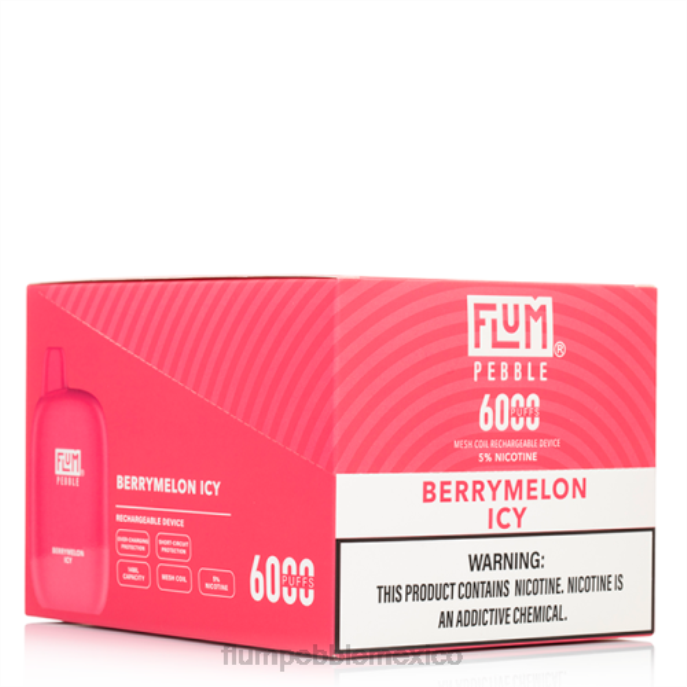 melón helado - FLUM PEBBLE vape flavors - 246J8 FLUM PEBBLES 6000 inhalaciones 10 paquetes