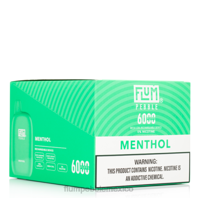 mentol - FLUM PEBBLE vape flavors - 246J58 FLUM PEBBLES 6000 inhalaciones 10 paquetes